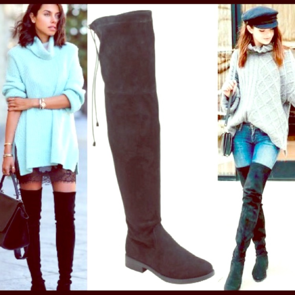 ❤️Low Heel Over the Knee Black Boots❤️